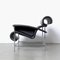 Postmodern Black Leather Armchair, Image 4