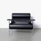 Postmodern Black Leather Armchair 3