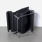 Postmodern Black Leather Armchair, Image 10