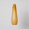 Ocher Yellow Elongated Pear Shaped Drop Lamp, Image 1