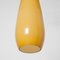 Ocher Yellow Elongated Pear Shaped Drop Lamp, Image 3