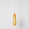 Ocher Yellow Elongated Pear Shaped Drop Lamp, Image 7