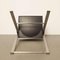 Model P08 Black Stainless Folding Chair by Justus Kolberg for Tecno 7
