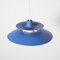 Lampe à Suspension PH5 Bleue par Poul Henningsen pour Louis Poulsen 2