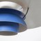 Lampada a sospensione PH5 blu di Poul Henningsen per Louis Poulsen, Immagine 8