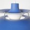 Lampe à Suspension PH5 Bleue par Poul Henningsen pour Louis Poulsen 11