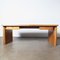 Large Blonde Wood Desk 5