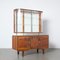 Faux Wood High Display Cabinet 1