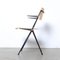 Pyramide Chair by Wim Rietveld with Blonde Armrests, Image 3