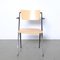 Pyramide Chair by Wim Rietveld with Blonde Armrests 2