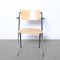 Pyramide Chair by Wim Rietveld with Blonde Armrests, Image 2