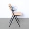 Pyramide Chair by Wim Rietveld with Blonde Armrests 5