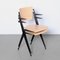 Pyramide Chair by Wim Rietveld with Blonde Armrests, Image 15