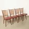 Slatted Chairs, 1950s, Set of 4 25