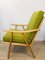 Green Boomerang Armchair from TON, 1960s 13