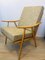 Yellow Beige Boomerang Armchair from TON, 1960s, Image 1