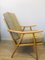 Yellow Beige Boomerang Armchair from TON, 1960s 6