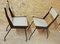 Chaises de Salon Boomerang Modernes en Fer et en Bois, Italie, 1960s, Set de 2 2