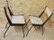 Italian Modern Iron & Wood Boomerang Dining Chairs, 1960s, Set of 2 2