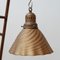 Vintage Gold Mercury Shade Pendant Lamp by X-Ray 3