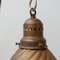 Lampe à Suspension Mercury Shade Vintage Dorée par X-Ray 4