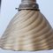 Lampe à Suspension Mercury Shade Vintage Dorée par X-Ray 5
