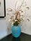 Vintage Blue Vase from Saint Clément France, Image 3