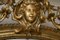 Großer Antiker Französischer Spiegel mit Vergoldetem Holzrahmen 5