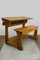 Vintage Wooden 2-Seater School Desk, 1930s, Image 1