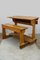 Vintage Wooden 2-Seater School Desk, 1930s, Image 11