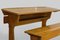 Vintage Wooden 2-Seater School Desk, 1930s 2