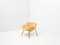 Mid-Century Small Dot Pattern Orange Slice Lounge Chair by Pierre Paulin & Charles and Ray Eames for Artifort, Image 1