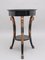 Ebonized & Gilt Side Table with Marble Top, 1800s 7
