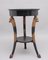 Ebonized & Gilt Side Table with Marble Top, 1800s, Image 1