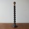 Mid-Century French Turned Wood Table Lamp, Image 1