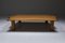 Vintage Italian Square Oak Coffee Table, Image 5