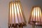 French Light Pink Rattan Sconces by Louis Sognot, 1960s, Set of 2, Image 14