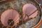 Applique in vimini rosa chiaro di Louis Sognot, Francia, anni '60, set di 2, Immagine 8