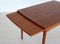Teak Extendable Dining Table, 1960s, Image 4