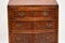 Antique Georgian Style Burr Walnut Desk, 1930s, Image 7