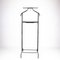 Brass & Black Leather Valet Stand by Jacques Adnet, 1950s, Image 10