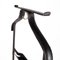 Brass & Black Leather Valet Stand by Jacques Adnet, 1950s, Image 9
