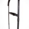 Brass & Black Leather Valet Stand by Jacques Adnet, 1950s, Image 8