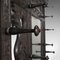 Antique Victorian English Chinoiserie Style Oak Hall Rack with Mirror, 1800s 9