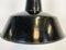 Industrial Black Enamel Factory Pendant Lamp, 1930s, Image 5
