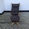 High Back Falcon Chair & Stool by Sigurd Resell for Vatne Lenestolfabrikk, 1990s, Set of 2 2