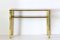 Iron & Glass Console Table, 1970s 2