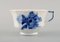 10/8500 Blue Flower Angular Teacups with Saucers and Plates from Royal Copenhagen, Set of 12, Image 4