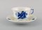 10/8500 Blue Flower Angular Teacups with Saucers and Plates from Royal Copenhagen, Set of 12 3