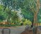 Ein Blick auf den Park in Menton von Tony Minartz, 1930er 2